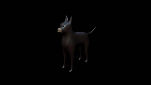  Dog character made in Blender 2.8 preview image